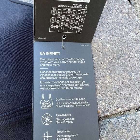 Under Armour  high support black sports bras Size XS - Picture 3 of 3